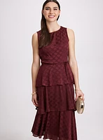 Tiered Dot Dress