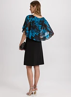 Floral Capelet Dress
