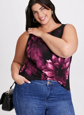 Floral Sleeveless Top