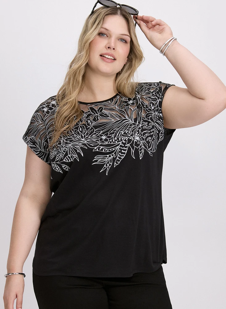 Mixed Floral T-Shirt