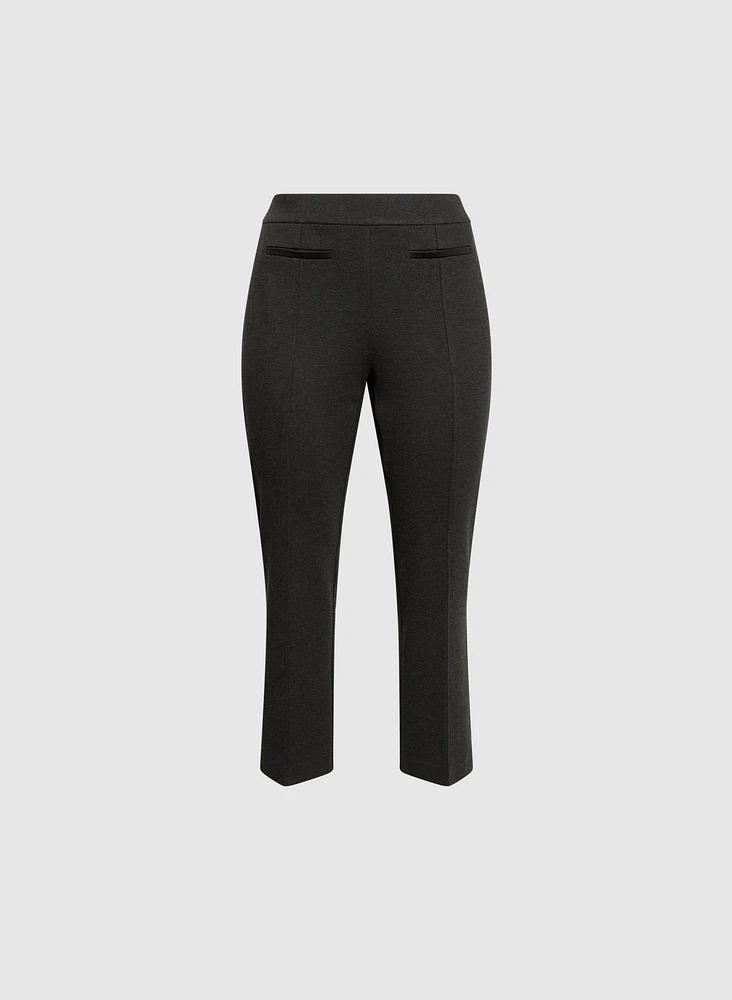 Pantalon Sofia jambe droite à enfiler – court