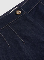 Pantalon Emma en denim à jambe étroite