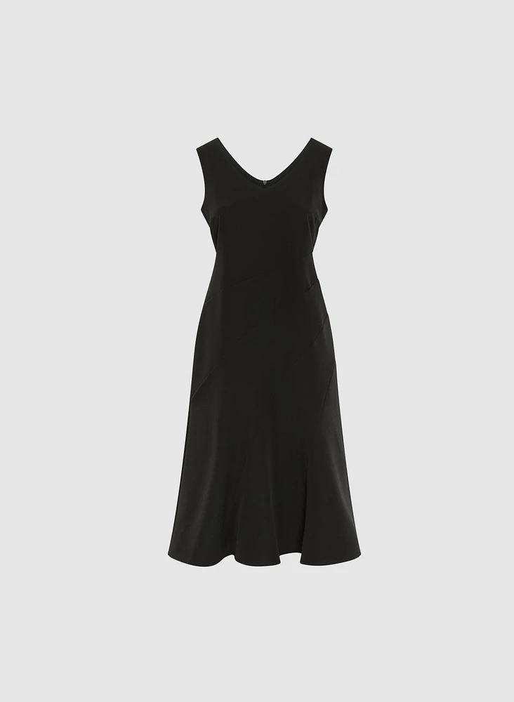 Sleeveless V-Neck Dress