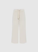 Pull-On Wide-Leg Pants