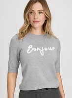 Pull à lettrage
