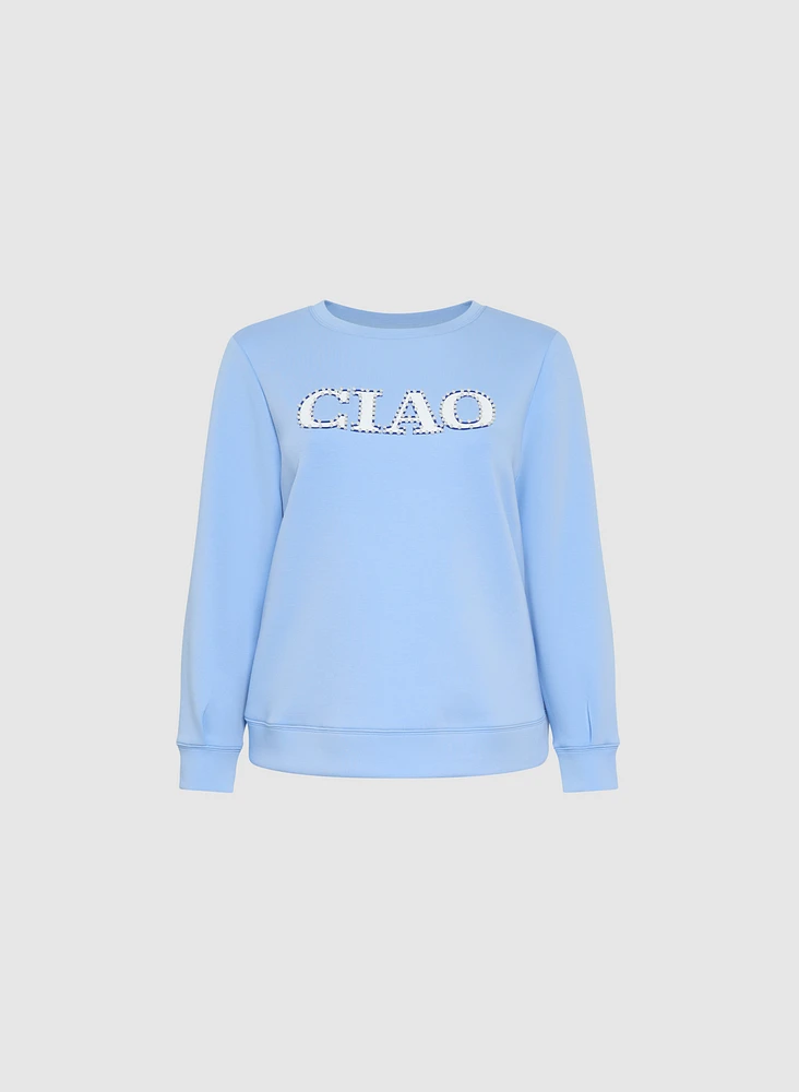 'Ciao' Long Sleeve Top