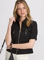 Veste à manches courtes