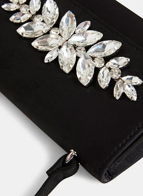 Crystal Embellished Evening Clutch