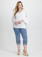 Bell Sleeve Pullover Top