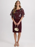 Robe à superposition florale