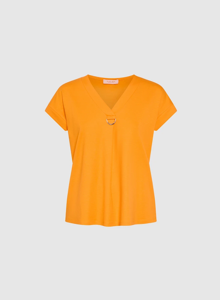 T-shirt à anneau