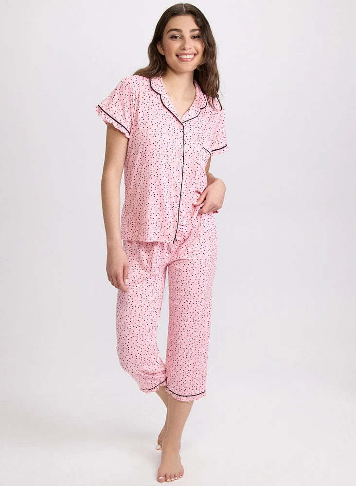 Polka Dot Pyjama Set
