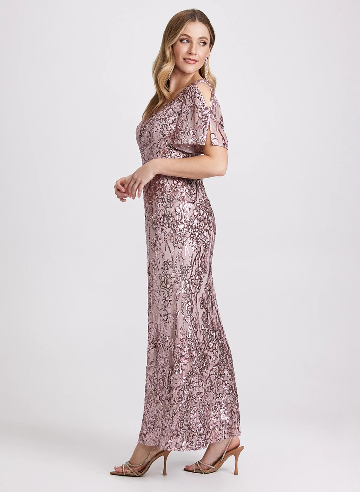 Sequin Maxi Dress