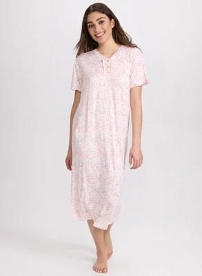 Robe de nuit à motif animal