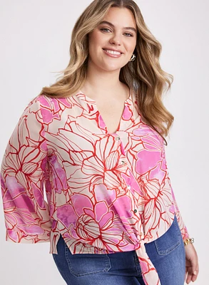 Floral Print Blouse