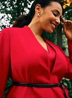 Blouse sans manches en satin