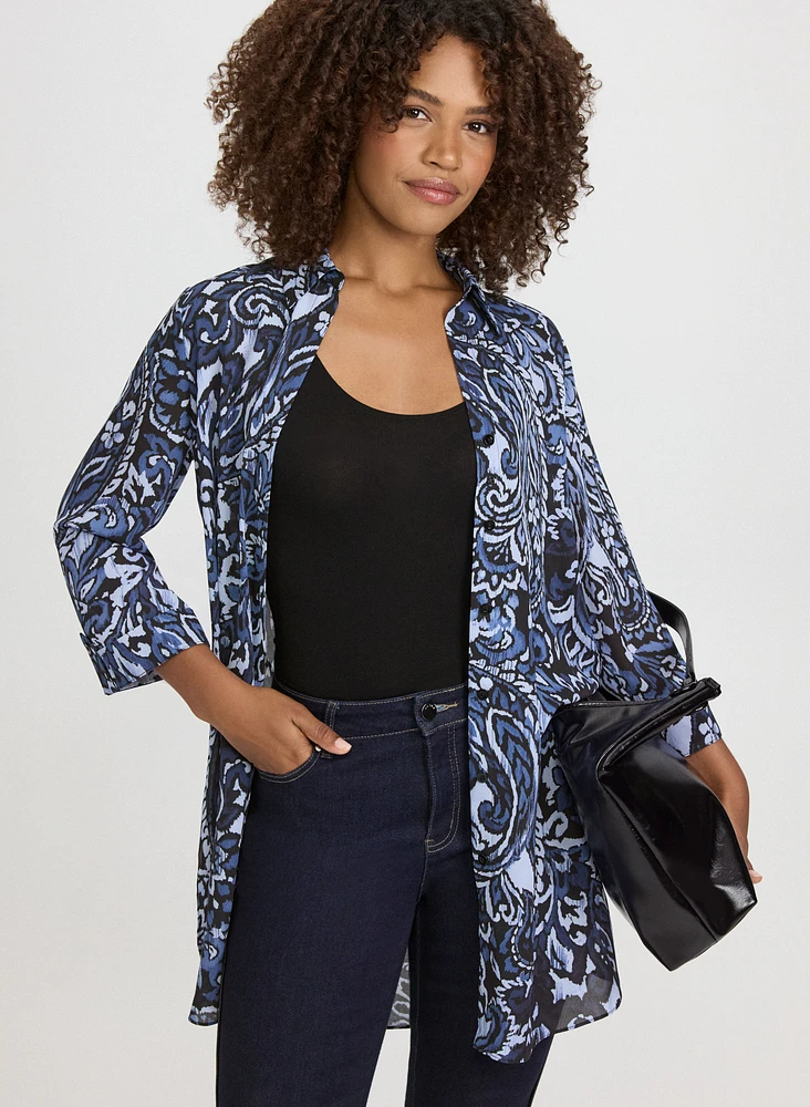 Paisley Tunic Blouse