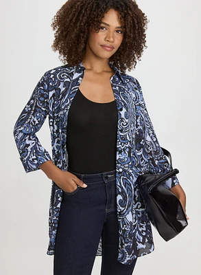 Paisley Tunic Blouse