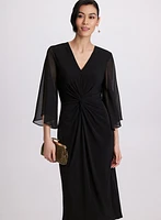 Chiffon Sleeve Dress