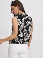 Haut à motif palmiers