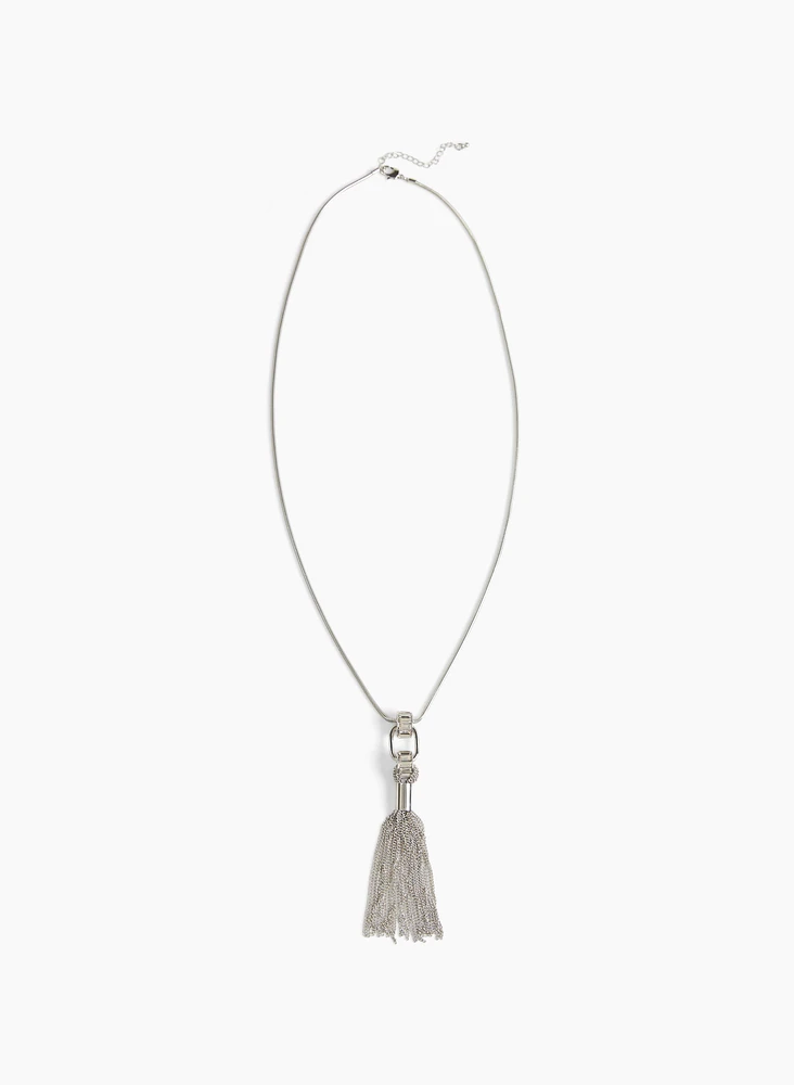 Chain Tassel Pendant Necklace