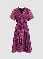 Floral Chiffon Dress