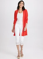 Open-Front Cardigan