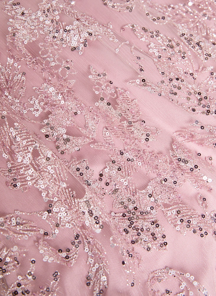 Robe sirène à paillettes