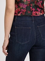 Jean à pattes de boutonnage