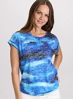 Embellished Abstract T-Shirt