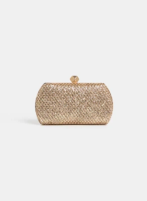 Glitter Rectangular Clutch