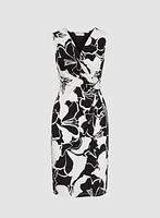 Floral Print Sheath Dress