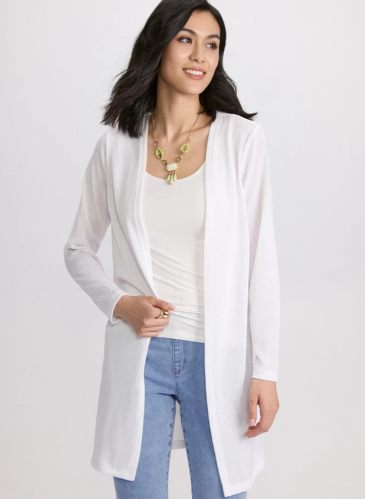 Cardigan ouvert à l'avant