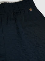 Pull-On Wide-Leg Pants