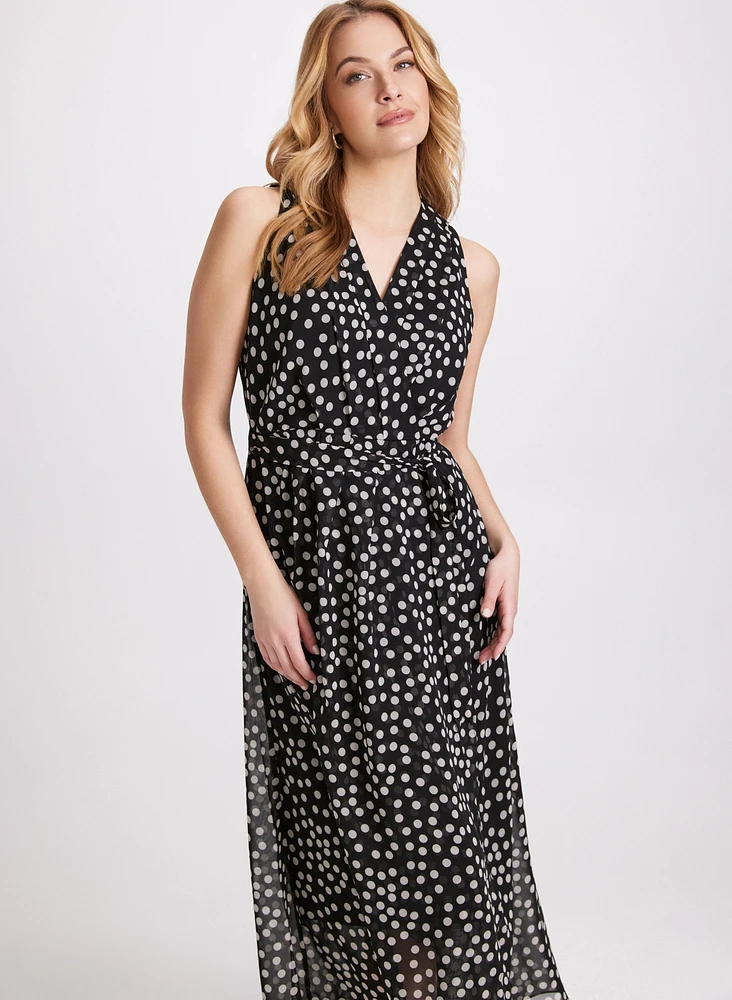 Polka Dot Maxi Dress