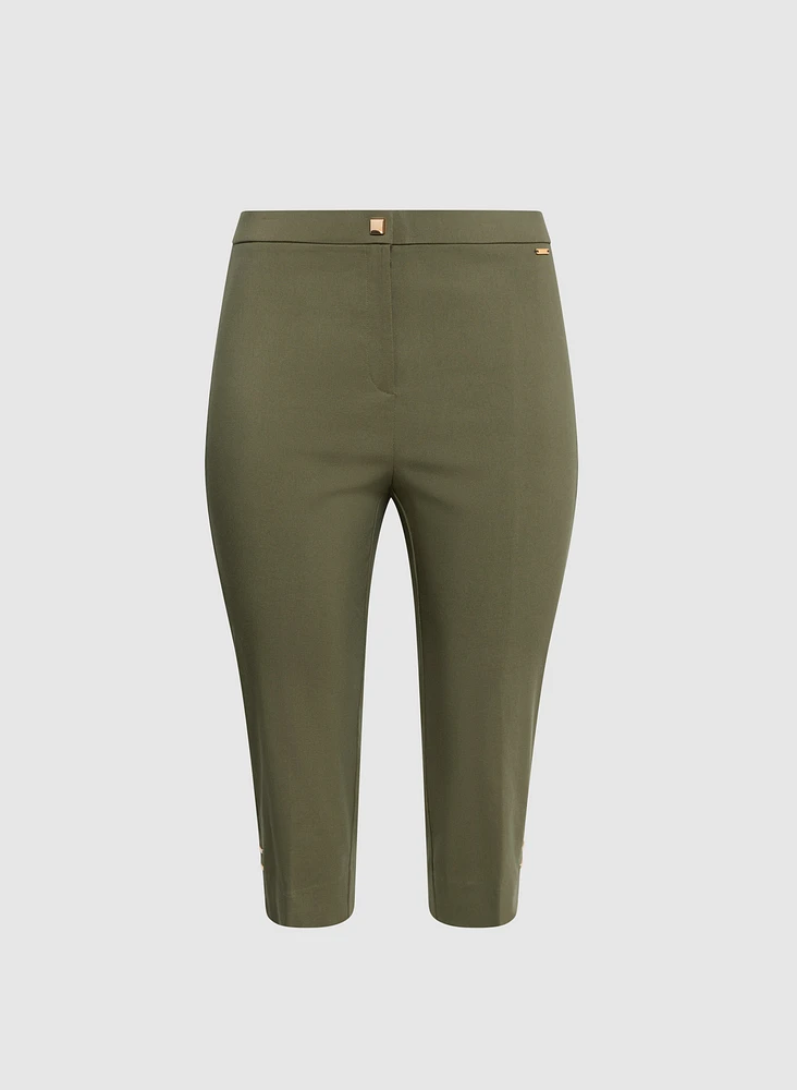 High-Rise Bengaline Capris