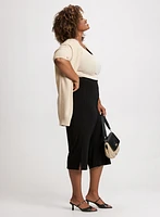 Side Slit Pull-On Capris