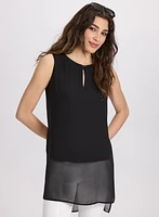 Tunique asymétrique sans manches
