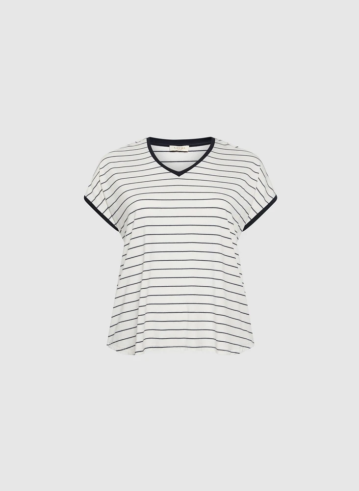 Stripe Print T-Shirt