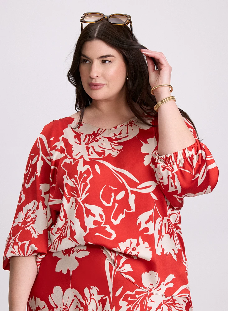 Joseph Ribkoff - Floral Print Blouse