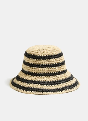 Striped Straw Hat