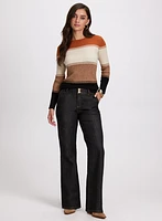 Crew Neck Colour Block Sweater