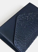 Tonal Crystal Embellished Clutch