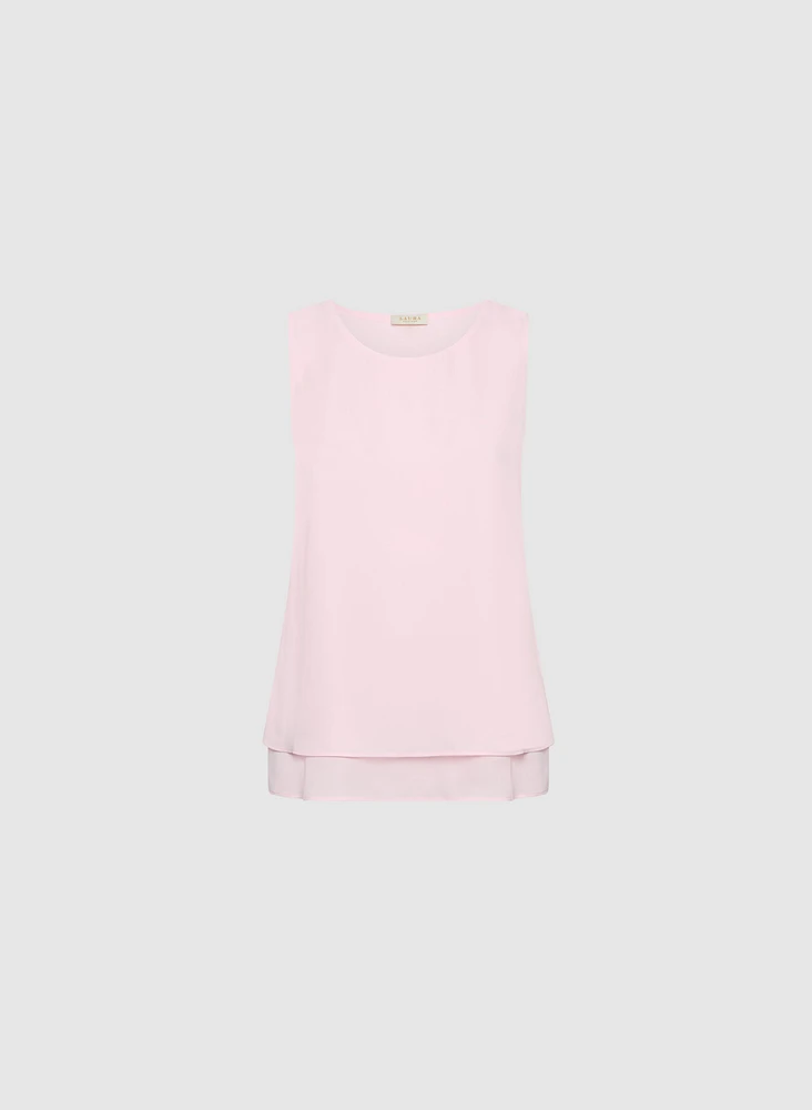 Layered Crepe Blouse