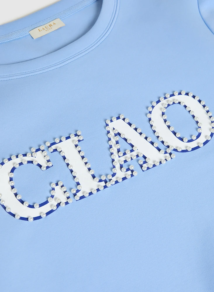 'Ciao' Long Sleeve Top