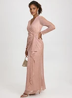 Waterfall Flounce Dress
