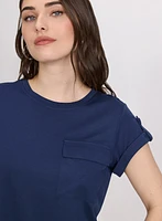 Cuffed Sleeve T-Shirt