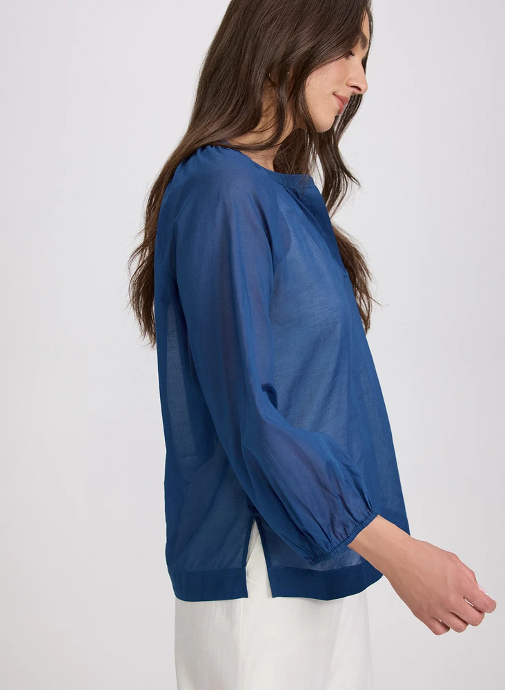 Blouse à manches ballon