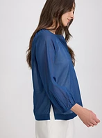 Blouse à manches ballon