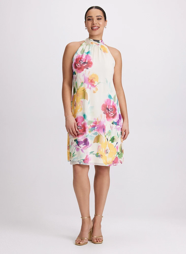 Floral Halter Dress